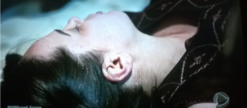 Malca passa mal na novela (Foto: Reprodu&ccedil;&atilde;o/Record TV)