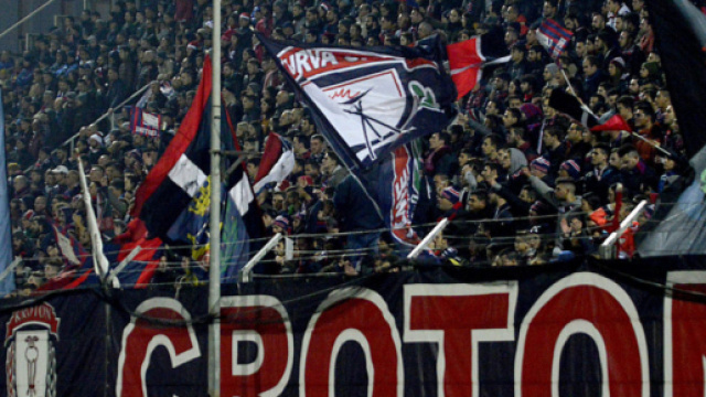 I tifosi della Curva Sud di Crotone