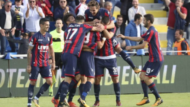 La squadra del Crotone, formazione di Serie A