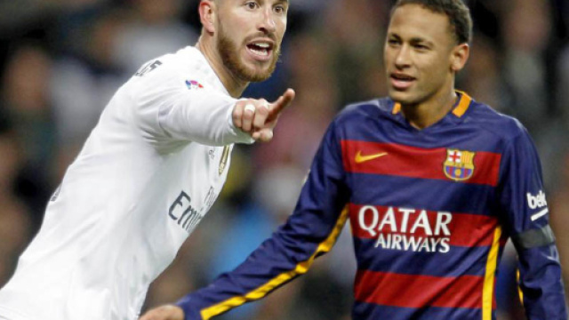 Neymar and Sergio Ramos a yellow away from missing Clasico - tribuna.com