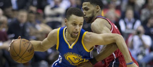 Steph Curry and the Warriors have not looked as dominant this season in a competitive Western Conference. (Image via Keith Allison - Flickr)