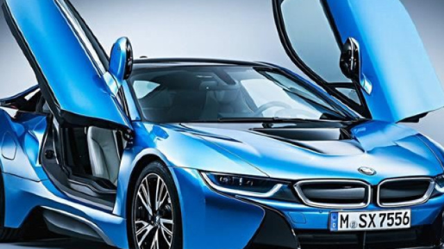 BMW i8 al Salone di Los Angeles.