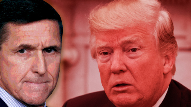 Ex Consigliere della Sicurezza Nazionale, Michael Flynn, e Donald Trump