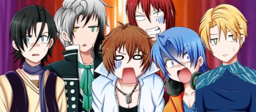 Fanart dos personagens Armin, Lysandre, Kentin, Castiel, Nathaniel e Alexy