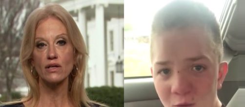 Kellyanne Conway, Keaton Jones, via Twitter