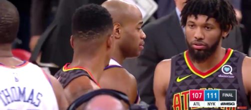 New York Knicks bounce back from a lose to beat the Atlanta Hawks. - [FreeHawkins/YouTube Screencap]