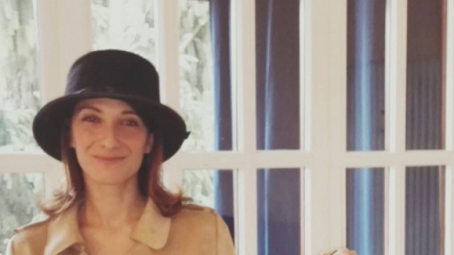 L' autrice Francesca Silvia Loiacono alla presentazione del romanzo.