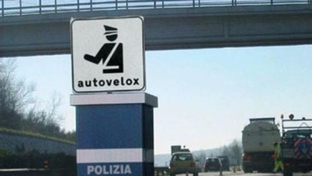 Nuovo sistema autovelox in arrivo. Immagine di repertorio dal web.