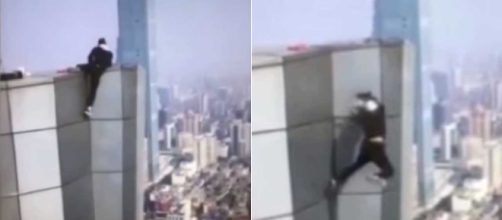Rooftopping daredevil Wu Yongning. Image Credit: Blasting News