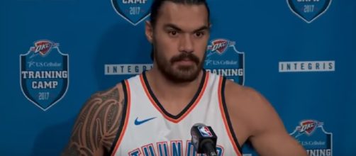 Steven Adams - Image credit - KJRH -TV | Tulsa | Channel 2