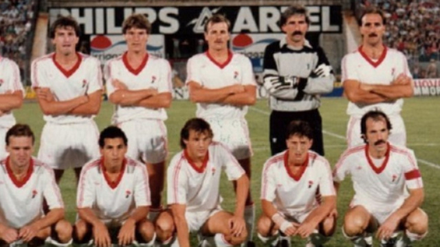 Il Bari che nella stagione 1983/84 raggiunse le semifinali di Coppa Italia, prima squadra di serie C a riuscire nell'impresa