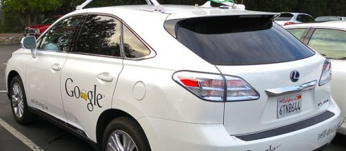 Google's Lexus RX 450h Self-Driving Car. - [Image credit &ndash; Steve Jurvetson, Wikimedia Commons]