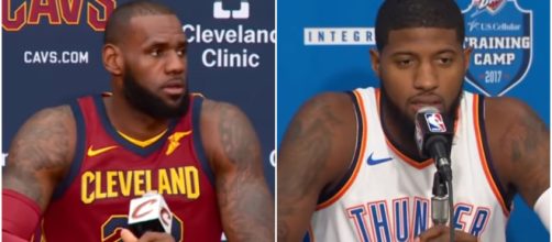 LeBron James and Paul George could be teammates with the Los Angeles Lakers next year &ndash; [image credit: Ximo Pierto/Youtube]