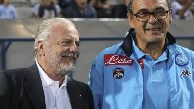 Napoli, De Laurentis difende Sarri: "Non vuole sciupare il nostro patrimonio"
