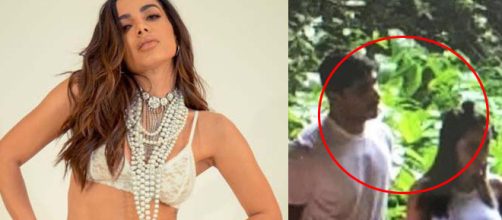 A cerimonia foi celebrada por um paj&eacute; ( Reprodu&ccedil;&atilde;o - Instagram )