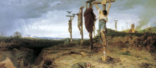 Crucifixi&oacute;n del ej&eacute;rcito de Espartaco. Fyodor Bronnikov