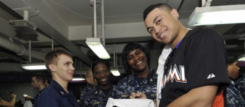 NL MVP Giancarlo Stanton takes his talent to New York [Image via Wikimedia]