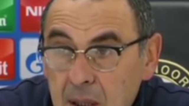 Il tecnico del Napoli, Maurizio Sarri