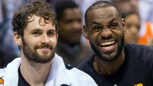 Kevin Love couldn't defend himself against LeBron's birthday ... - foxsports.com