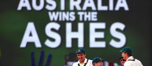 Australia win the Ashes. Image credit-Screen shot Youtube.com