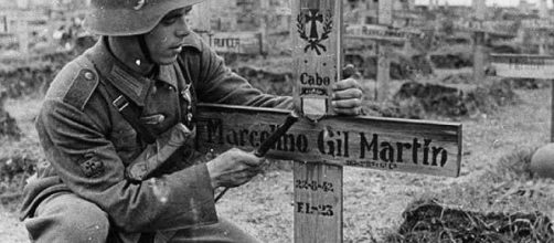 La Divisi&oacute;n Azul en el frente del Volchov