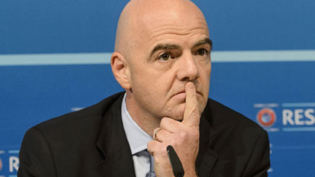 Il presidente della FIFA, Gianni Infantino, sotto accusa per questioni legate allo scandalo del calcio turco del 2011