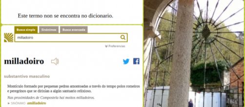 El Dicionario da Real Academia Galega contempla solo la definici&oacute;n de "milladoiro"