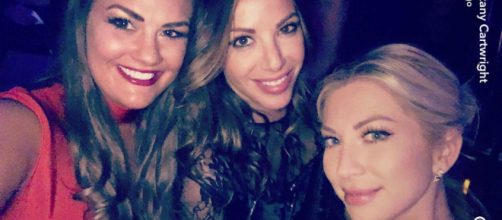 Brittany Cartwright, Kristen Doute, and Stassi Schroeder pose for a photo. [Photo via Snapchat]