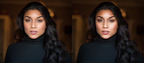 La fotograf&iacute;a de la derecha ha sido mejorada con la acci&oacute;n autom&aacute;tica que le da m&aacute;s relieve al retrato (foto: Eric Froehling)