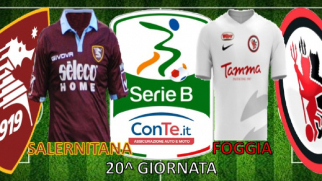 Salernitana-Foggia si sfideranno nella 20^ giornata del campionato di Serie B ConTe.it