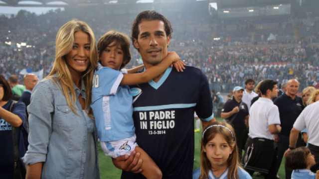 Elena Santarelli e Bernardo Corradi