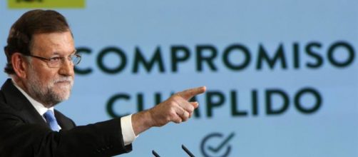 Mariano Rajoy durante un discurso