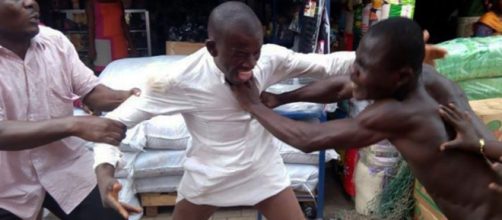 Pastors fighting each other. Image Credit: Blasting News