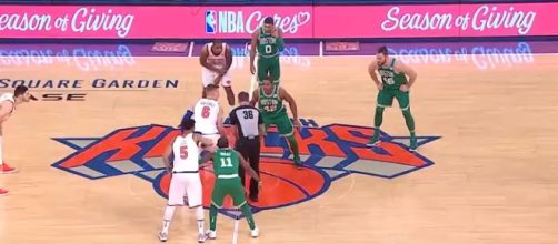 The Knicks posted a nice win against the Celtics on December 21. - [Rapid Highlights / YouTube screencap]