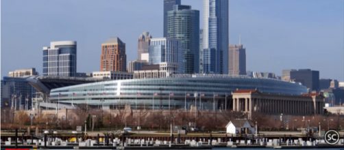 Soldier Field exterior. - [The Stadium Channel / YouTube screencap]