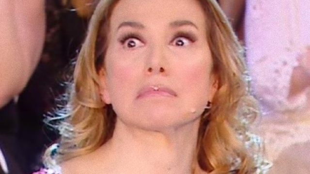 Barbara D'Urso presa in giro in diretta.