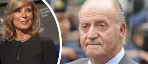 Pilar Eyre y Juan Carlos I en foto