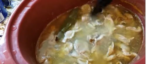 Why blak folk eat chitterlings.(Image via Meso making it Youtube)