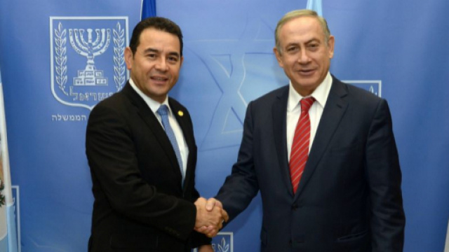 Le Guatemala transf&egrave;re son ambassade &agrave; J&eacute;rusalem