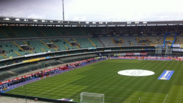 Lo stadio Bentegodi di Verona, teatro della sfida Hellas Verona - Juventus