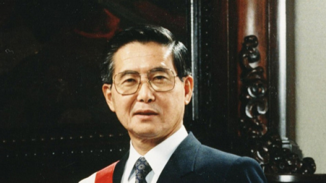 Fujimori, ex presidente del per&ugrave; condannato per crimini contro l'umanit&agrave;.