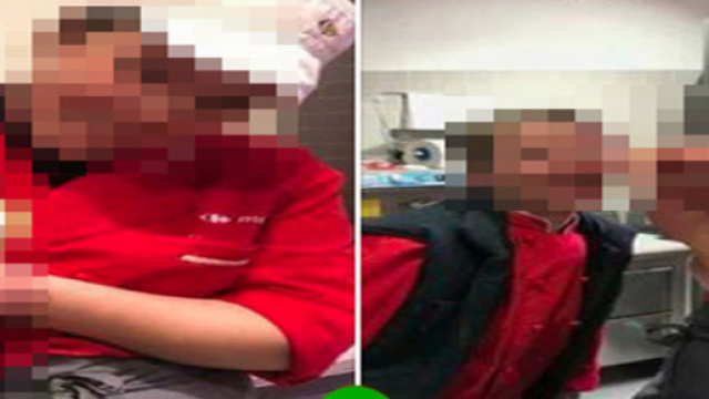 La foto delle due commesse con l'agnello macellato ha fatto il giro del web