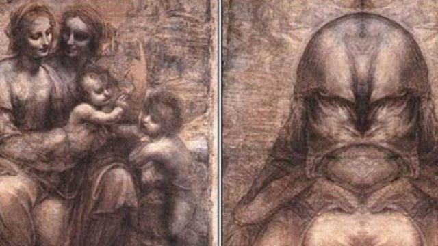 Sant'Anna, la Vergine e il Bambino, Leonardo Da Vinci