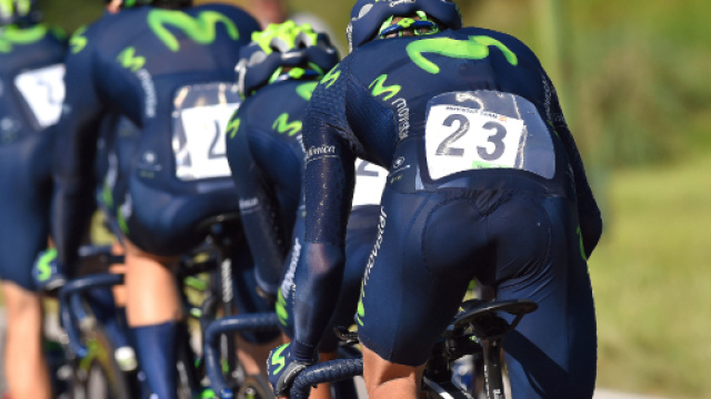 Una brutta disavventura per Winner Anacona, colombiano della Movistar