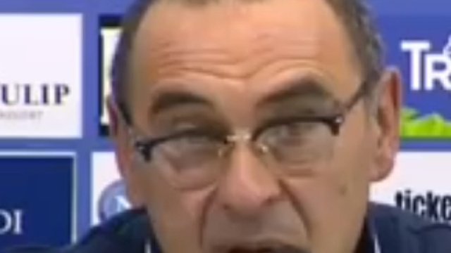 Il tecnico del Napoli, Maurizio Sarri