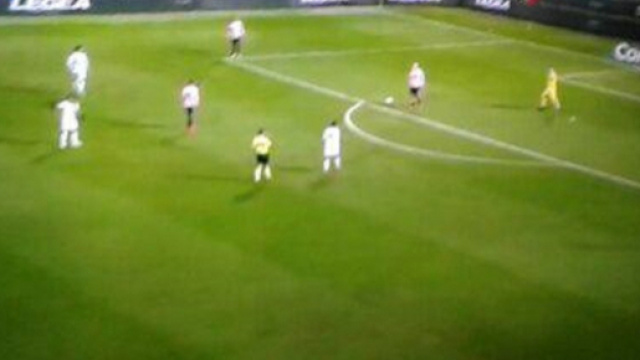 Una fase di Palermo-Salernitana