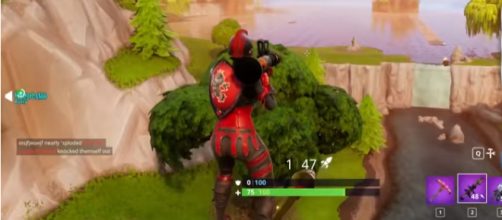 A screenshot from 'Fortnite' - YouTube/Vikkstar123