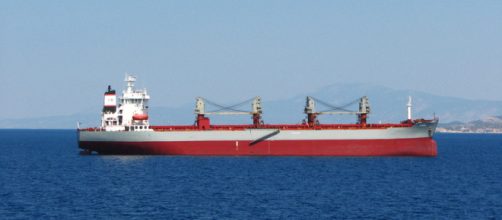 An oil tanker ship (Image credit &ndash; fdecomite, Wikimedia Commons)