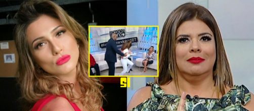 Em brincadeira, Mara se revolta ao ser comparada com &ldquo;malandra&rdquo; Anitta por L&iacute;via Andrade