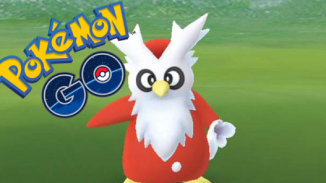 Un esemplare di Delibird presente in Pok&eacute;mon GO